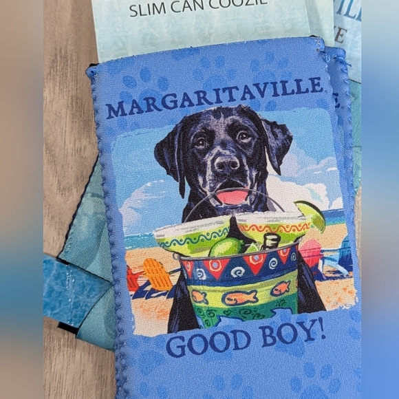 (4) New Margaritaville Can Coozies Regular And Slim Cans Jimmy Buffett - Picture 11 of 11